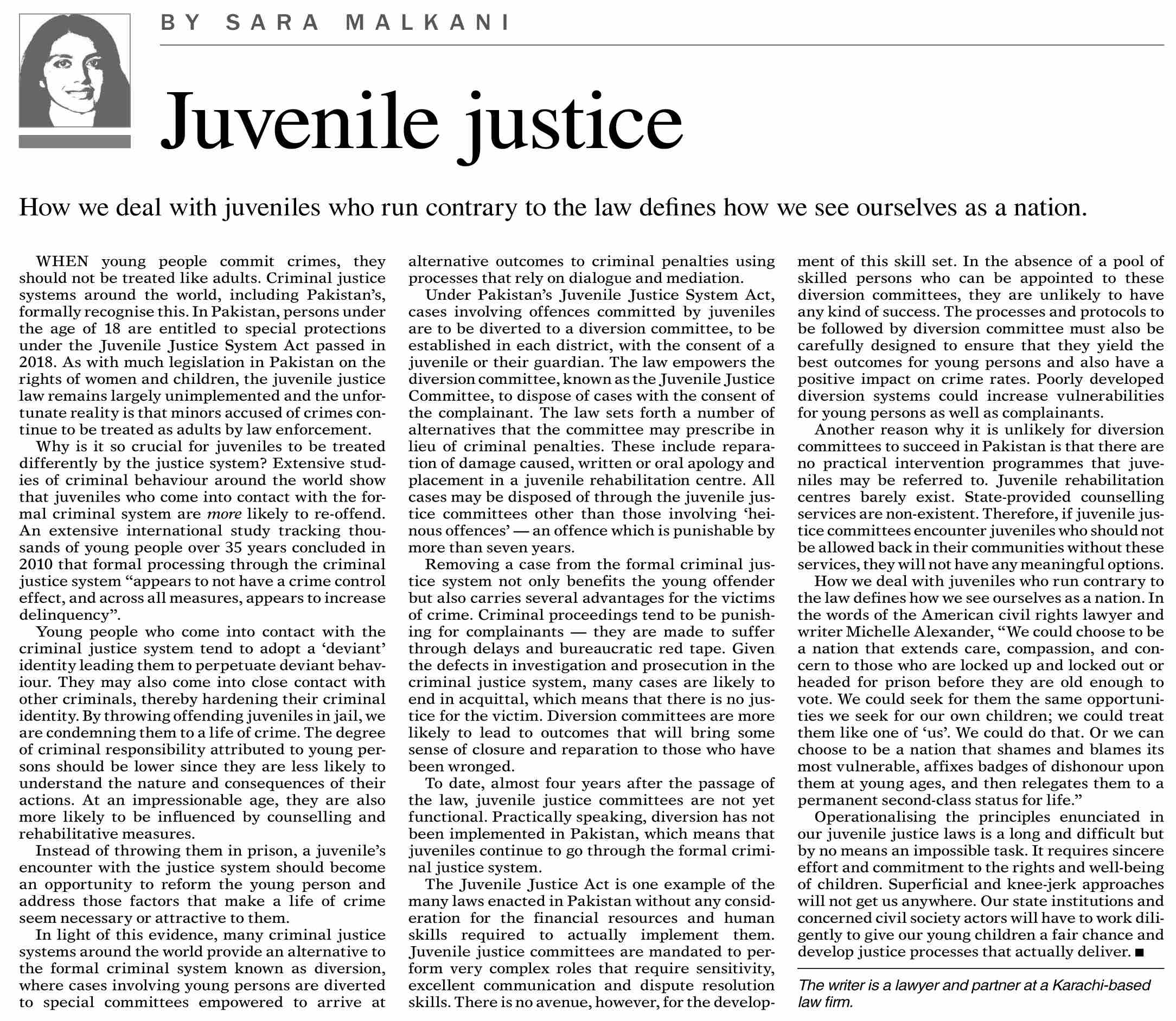Dawn ePaper Jan 22 2022 Juvenile Justice dawn-epaper-jan-22-2022-juvenile-justice