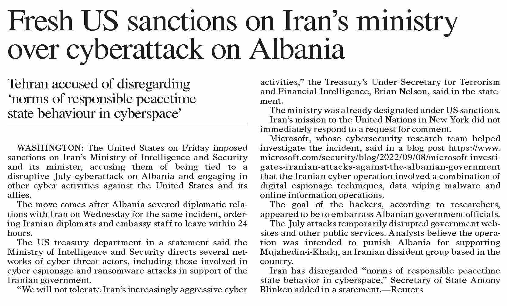 dawn-epaper-sep-10-2022-fresh-us-sanctions-on-iran-s-ministry-over