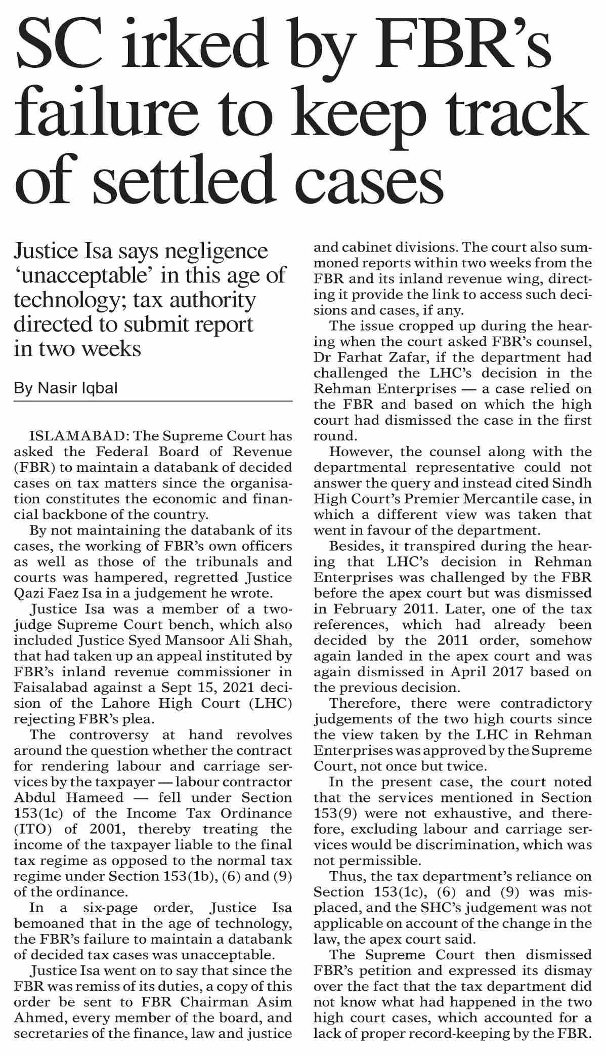 dawn-epaper-sep-11-2022-sc-irked-by-fbr-s-failure-to-keep-track-of