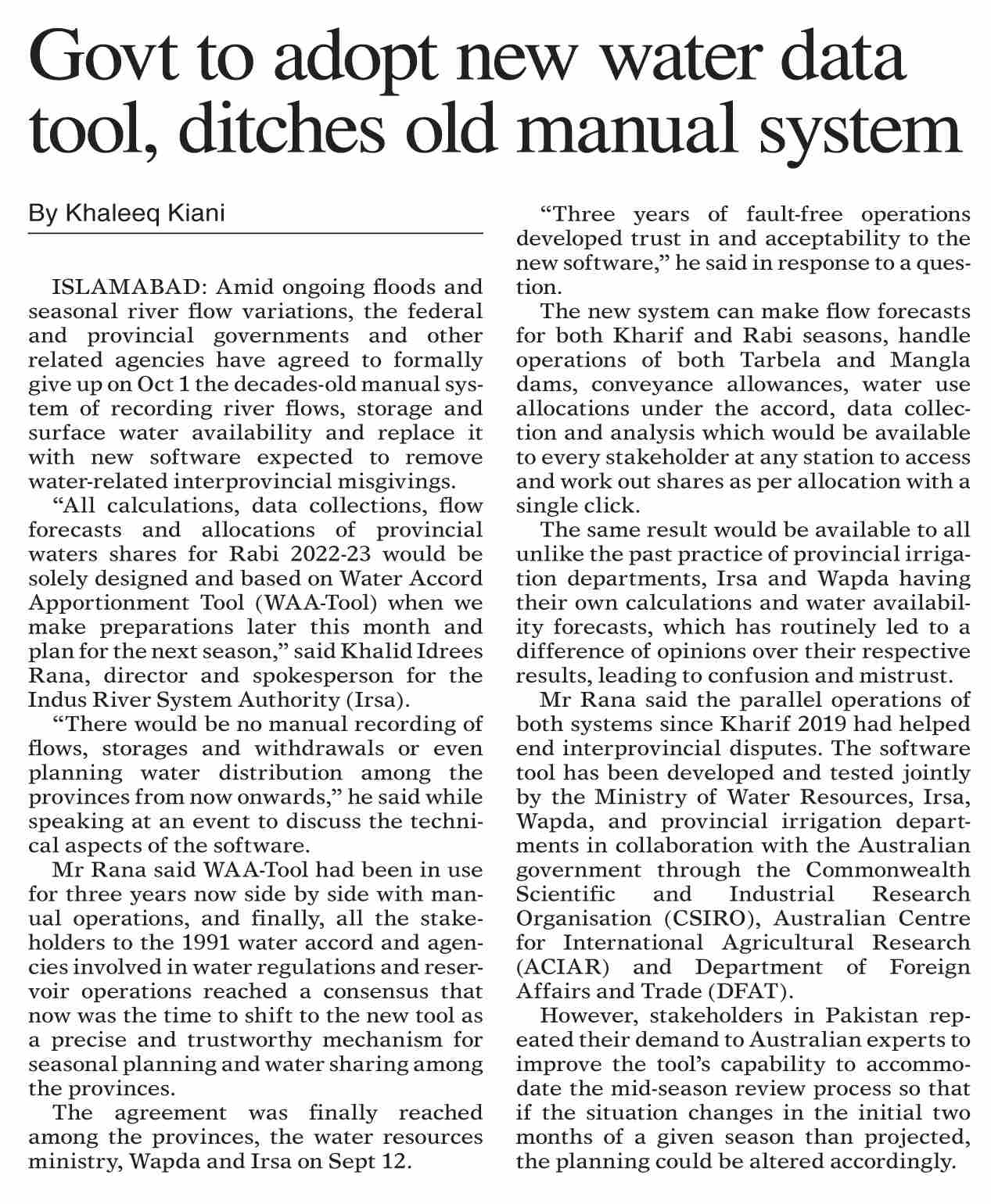 dawn-epaper-sep-15-2022-govt-to-adopt-new-water-data-tool-ditches