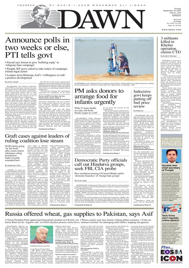 Dawn Epaper Daily Dawn Newspaper Dawn E Paper Online