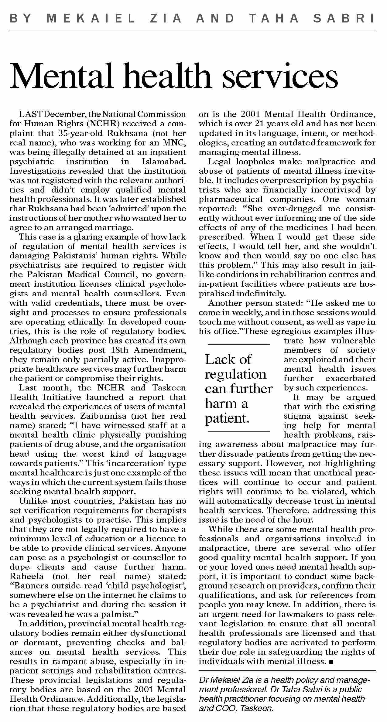 DawnePaper Sep 24, 2022 Mental health services