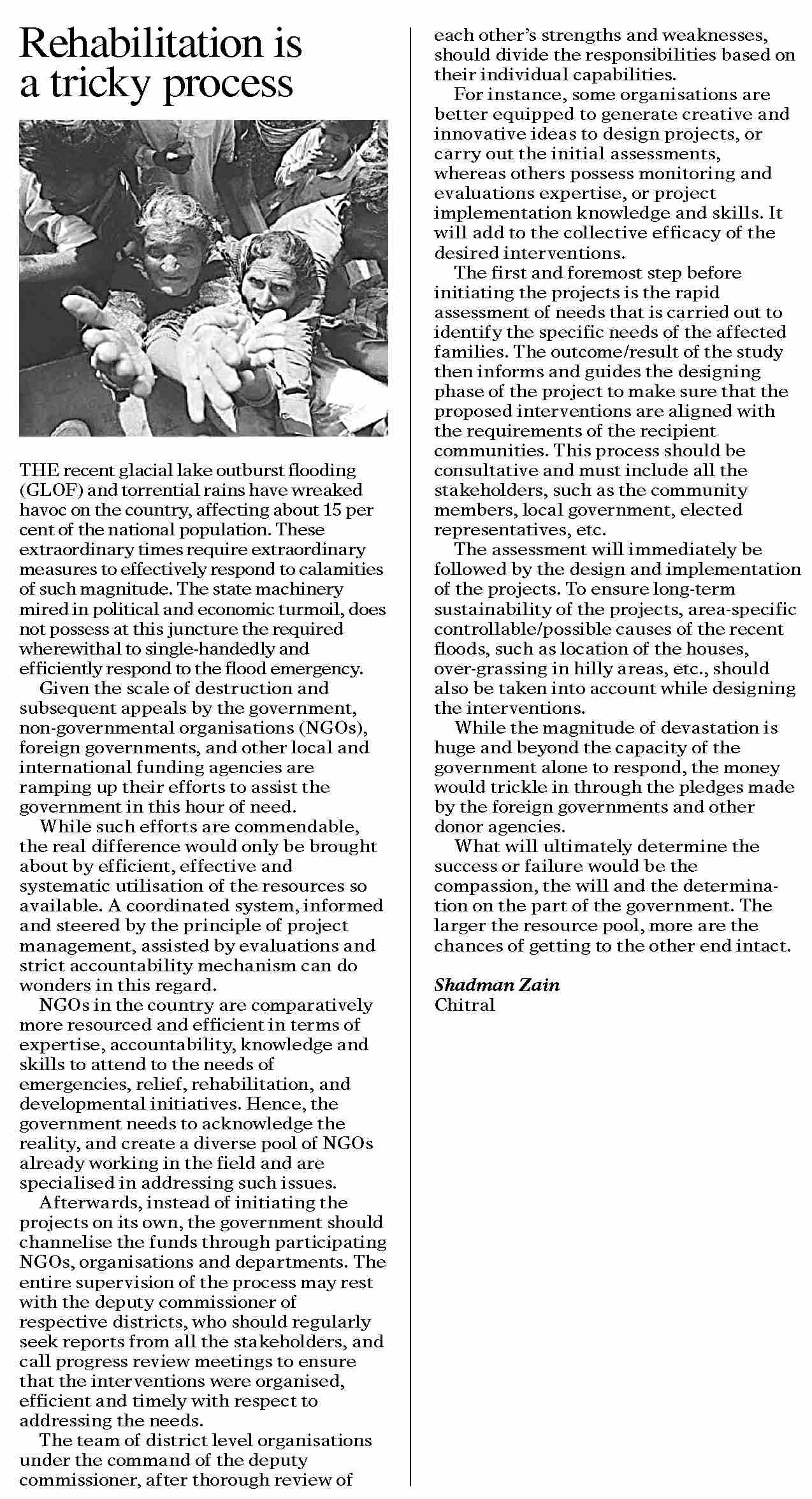 Dawn ePaper Sep 29 2022 Rehabilitation Is A Tricky Process dawn-epaper-sep-29-2022-rehabilitation-is-a-tricky-process
