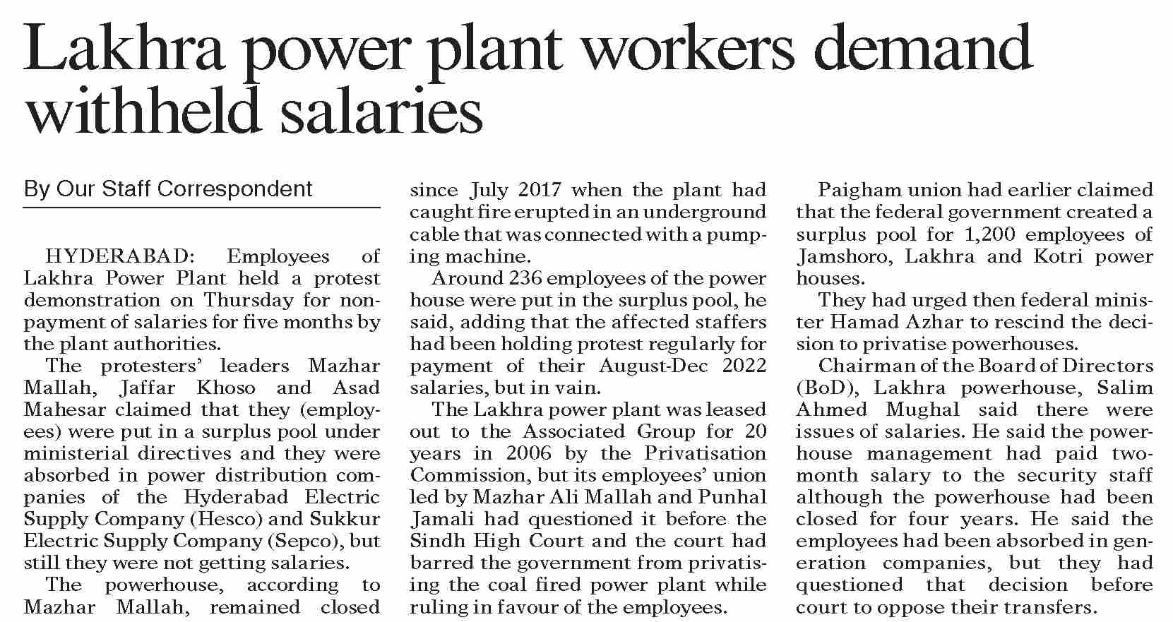 dawn-epaper-jan-06-2023-lakhra-power-plant-workers-demand-withheld