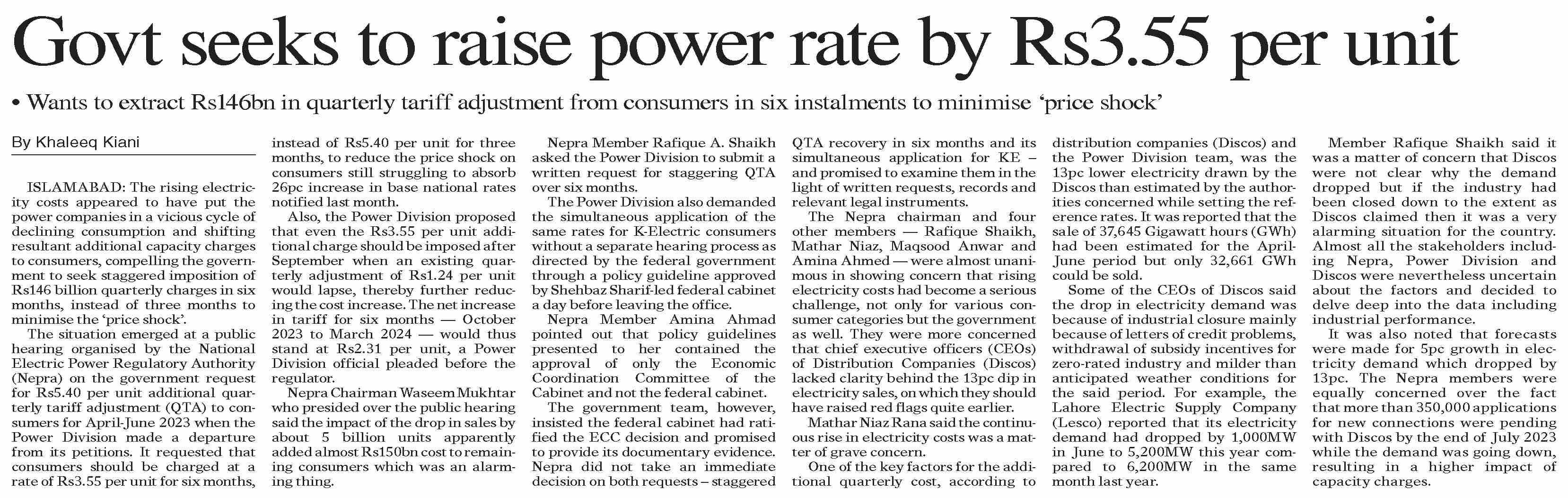 dawn-epaper-aug-24-2023-govt-seeks-to-raise-power-rate-by-rs3-55