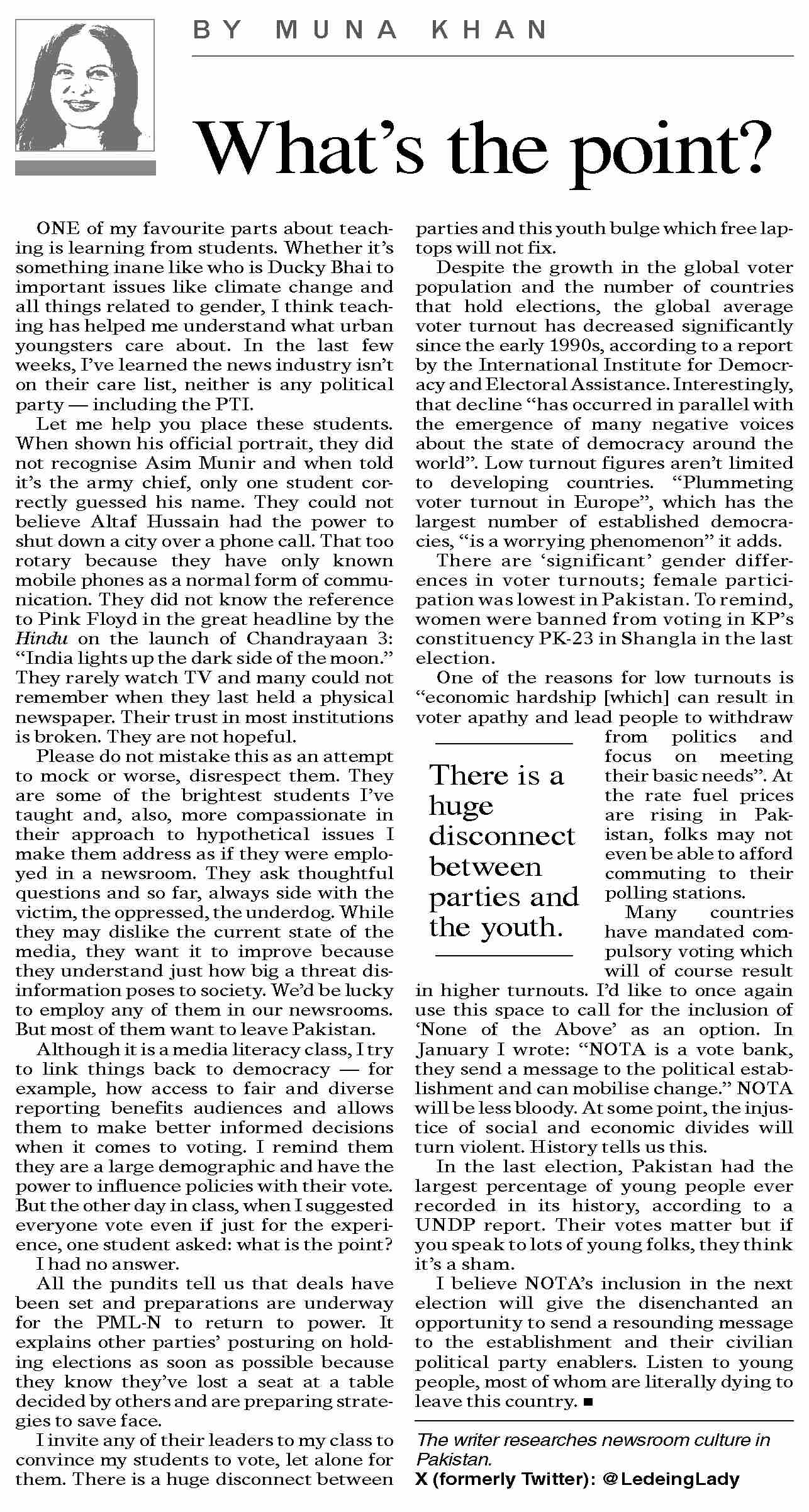 Dawn ePaper Sep 17 2023 What s The Point dawn-epaper-sep-17-2023-what-s-the-point