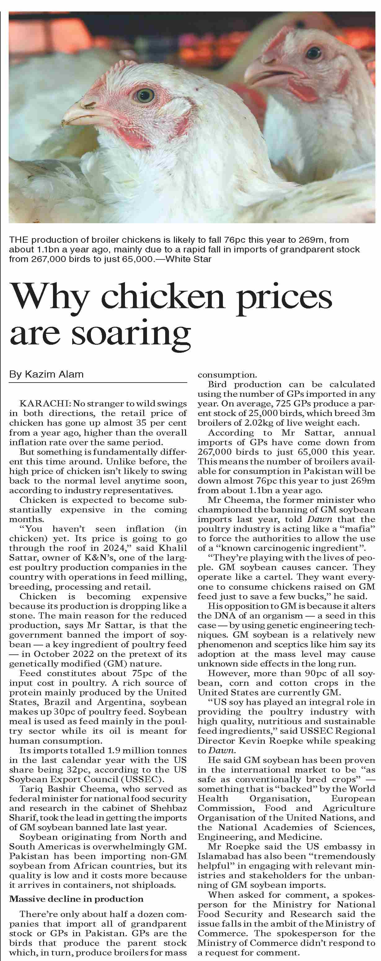 DawnePaper Oct 07, 2023 Why chicken prices are soaring