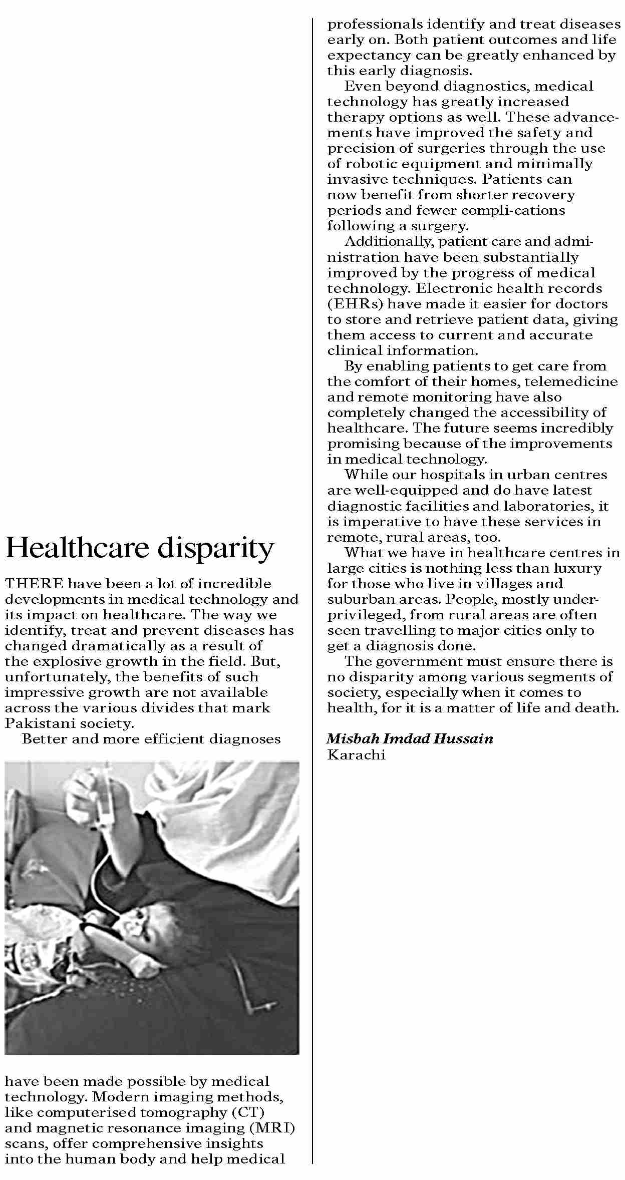 dawn-epaper-oct-26-2023-healthcare-disparity