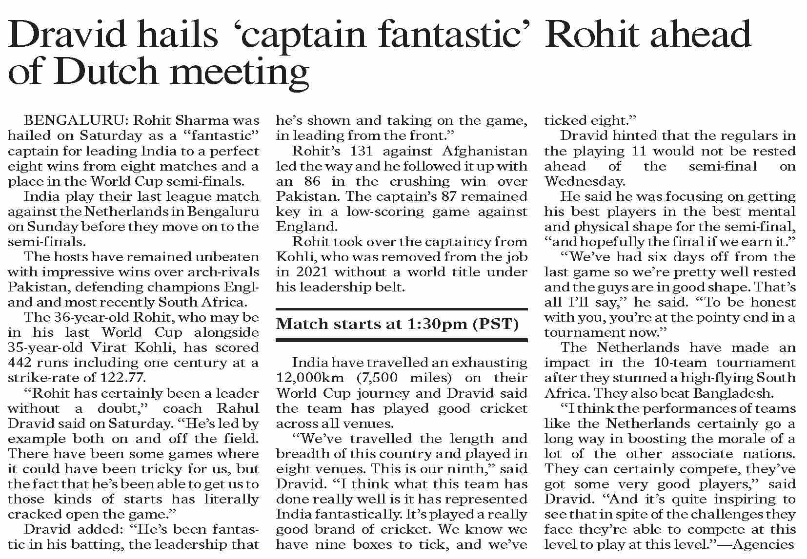 dawn-epaper-nov-12-2023-dravid-hails-captain-fantastic-rohit