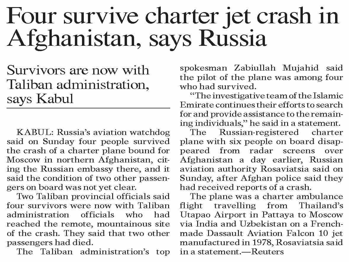dawn-epaper-jan-22-2024-four-survive-charter-jet-crash-in