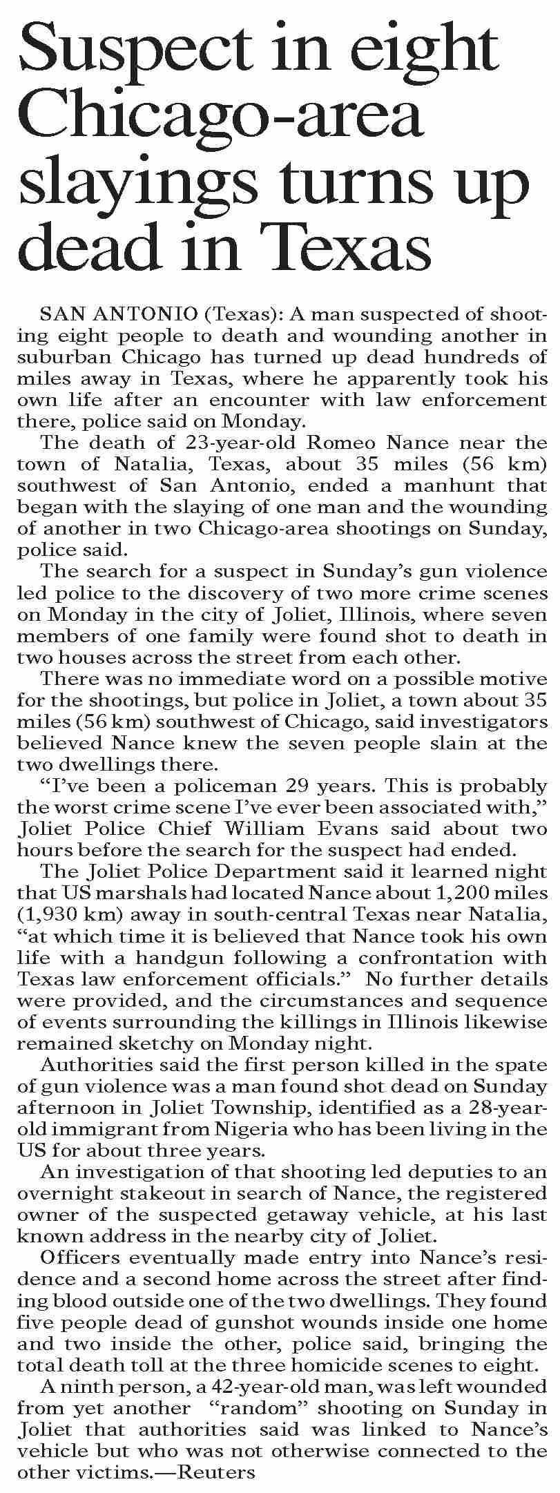Dawn ePaper Jan 24 2024 Suspect In Eight Chicago area Slayings dawn-epaper-jan-24-2024-suspect-in-eight-chicago-area-slayings