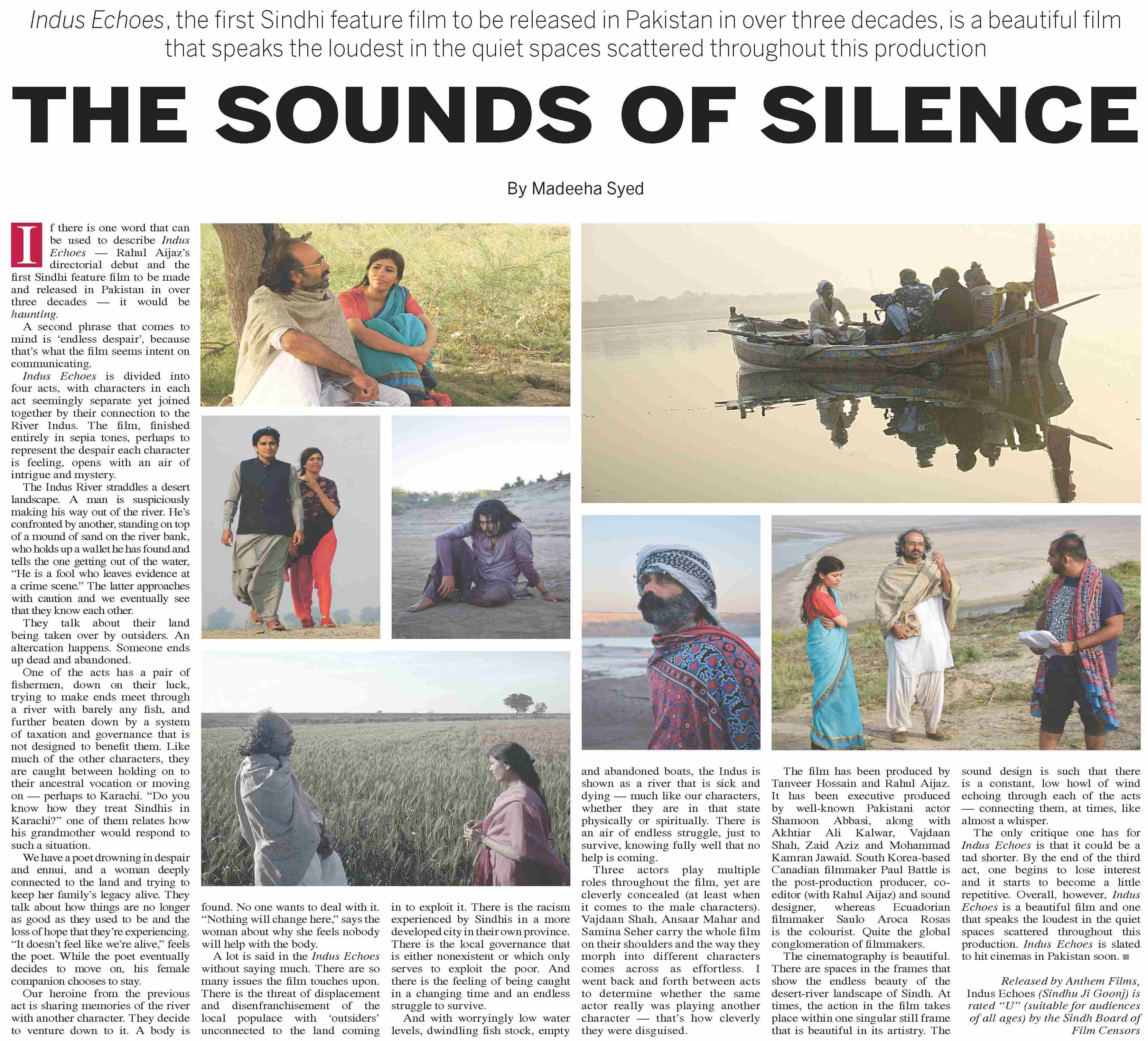 Sound A Epaper Dawn-ePaper | Feb 02, 2025 | THE SOUNDS OF SILENCE