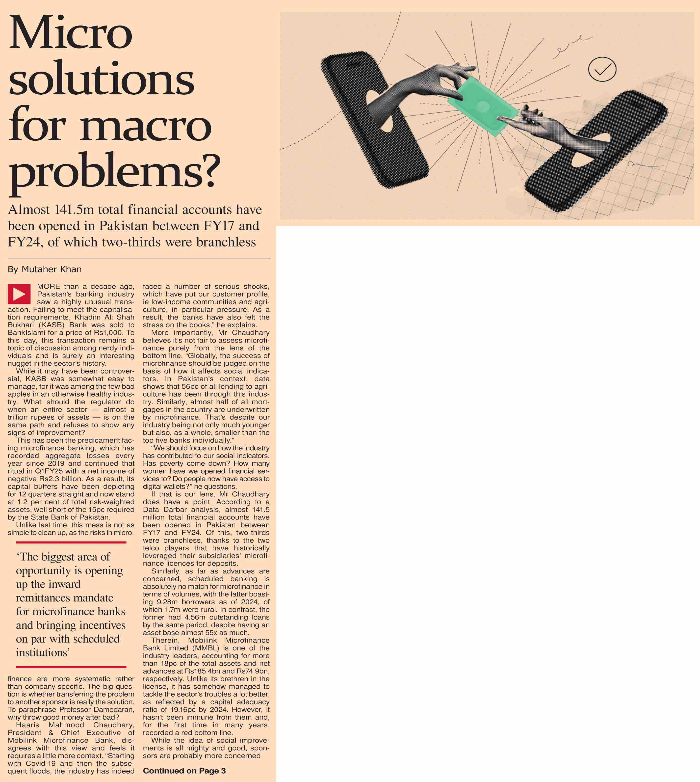 Dawn-ePaper | Jul 21, 2025 | Micro solutions for macro problems?