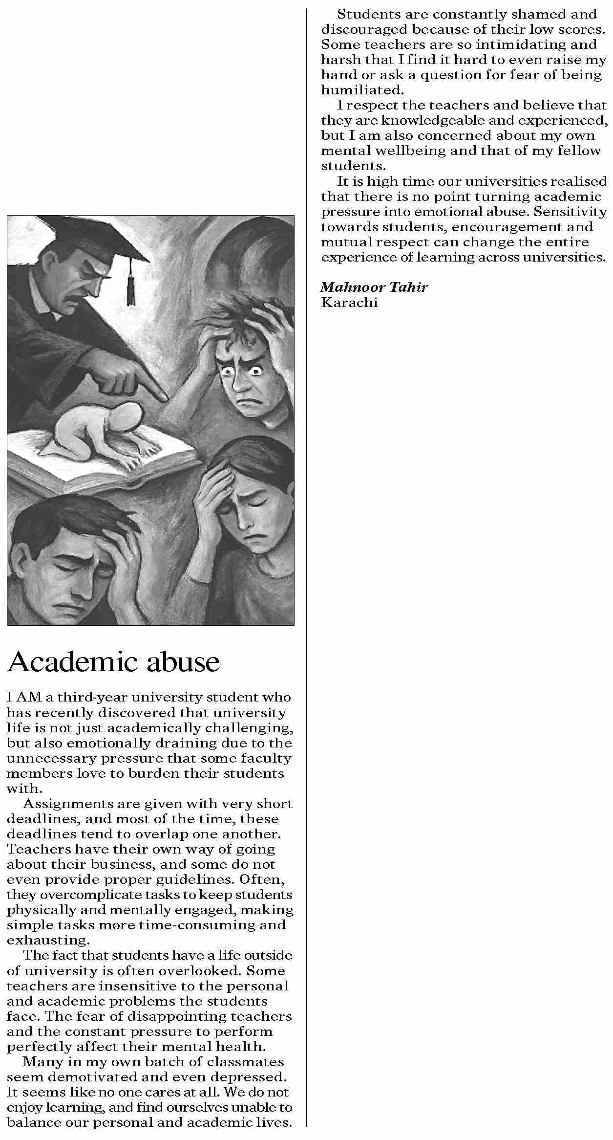Dawn-ePaper | Sep 23, 2025 | Academic abuse