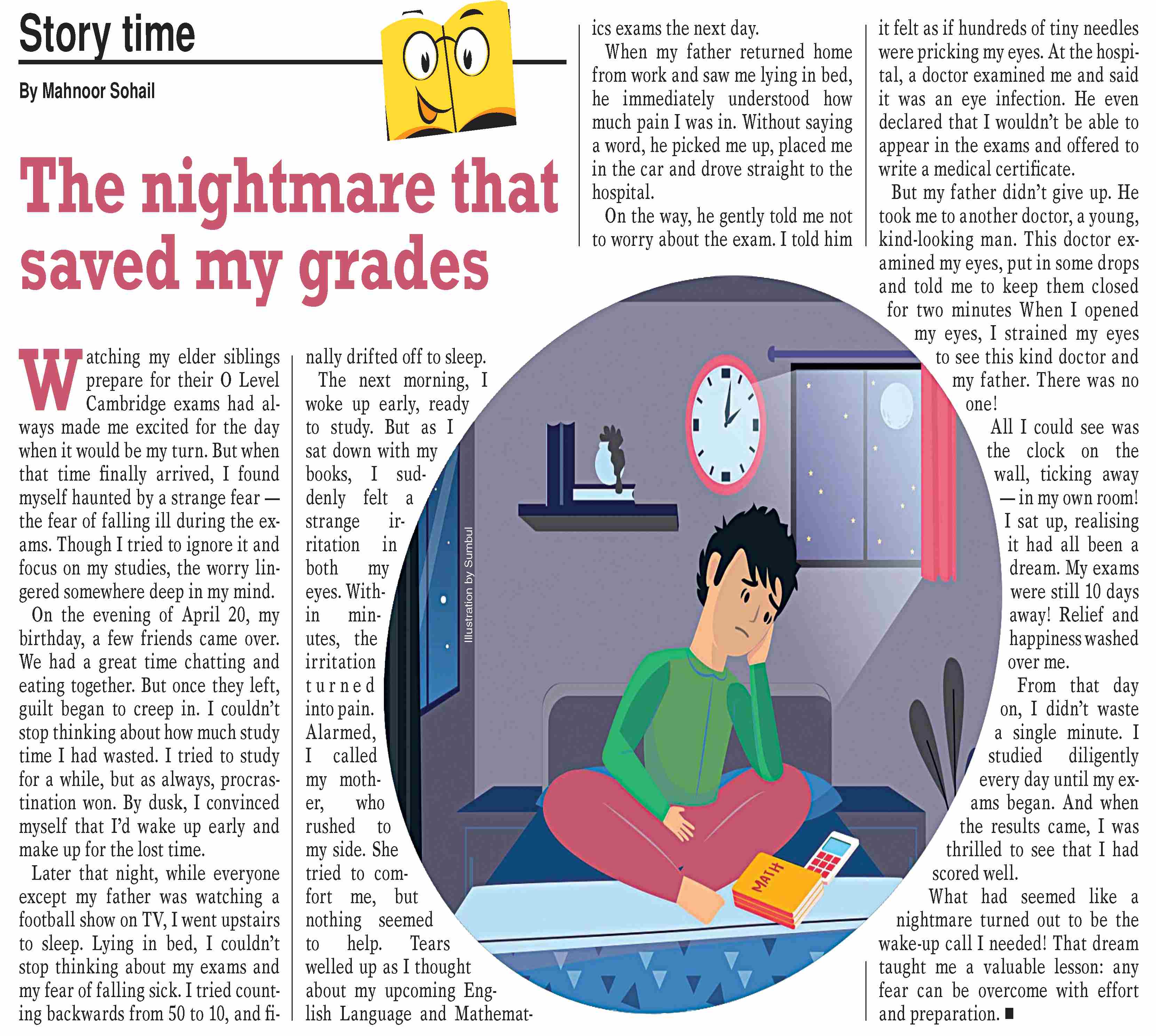 DawnePaper Nov 22, 2025 The nightmare that saved my grades