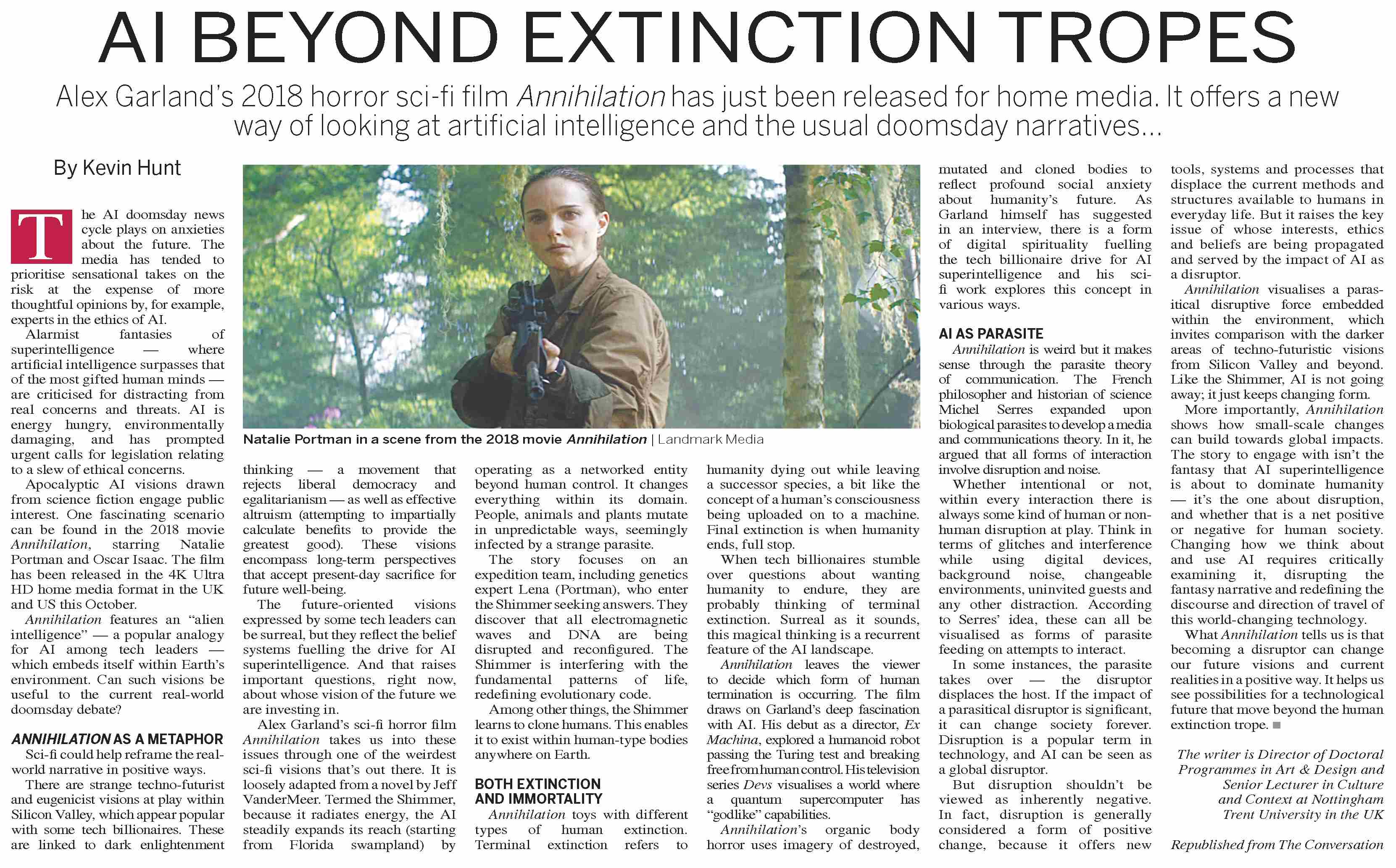 Exploding Mangoes Dawn-ePaper | Oct 25, 2026 | Al BEYOND EXTINCTION TROPES